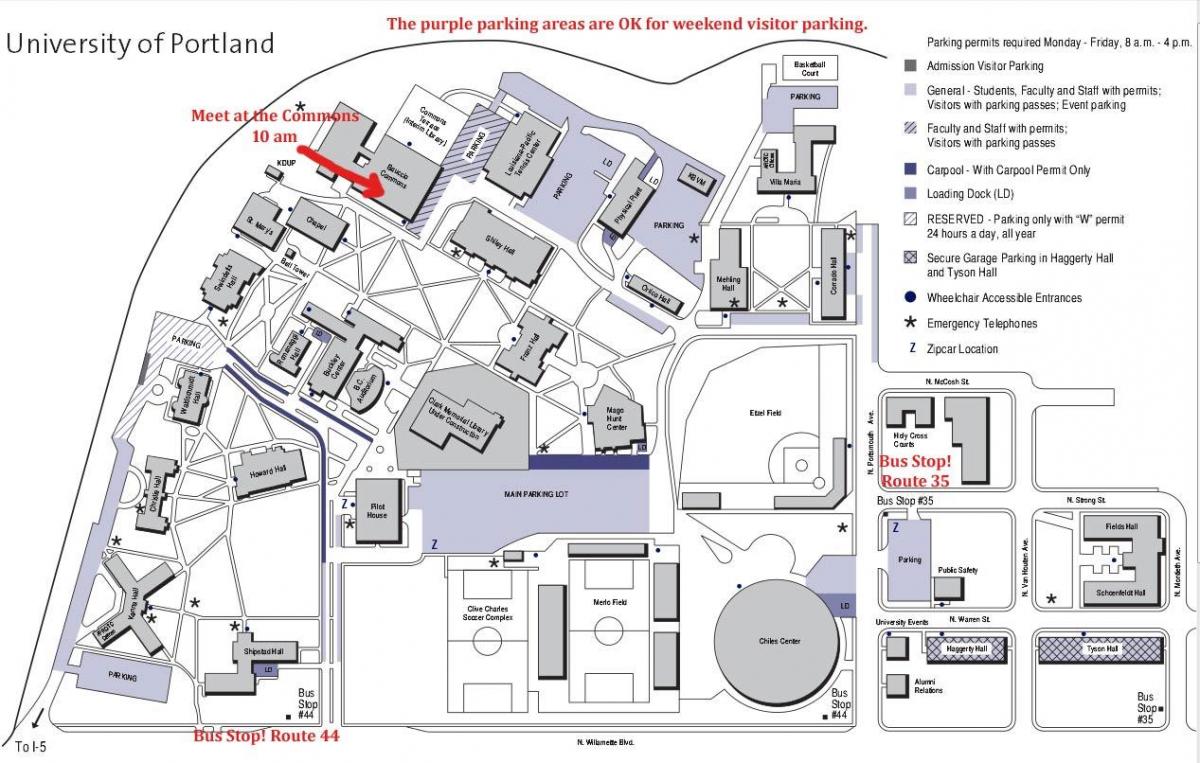 mapi Univerziteta u Portlandu