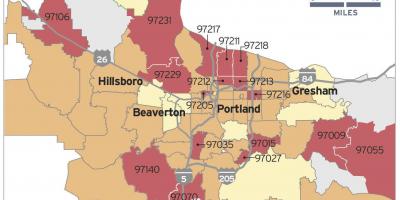 Radon kartu u Portlandu